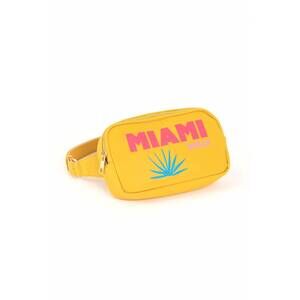 NEW LA TRADING CO women's franny fanny pack miami bag in lemon yellow